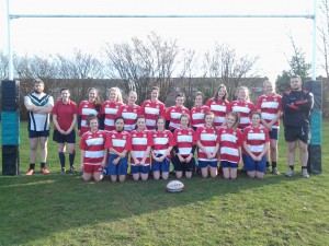 The Year 9/10 Girls' Rugby Squad