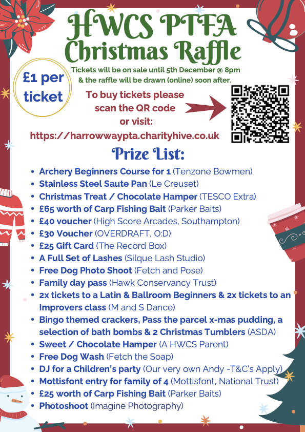 PTFA Christmas Raffle 2025